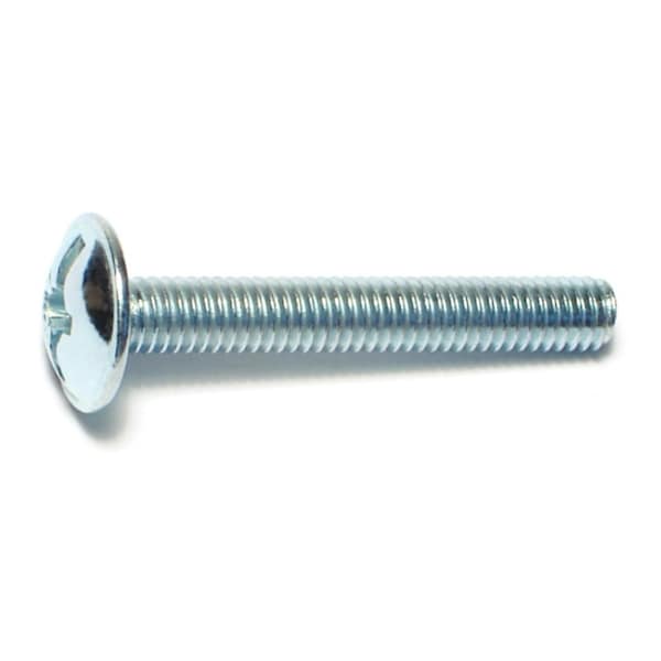 Midwest Fastener M4-0.70 x 28 mm Combination Phillips/Slotted Truss Machine Screw, Zinc Plated Steel, 15 PK 71462 - main